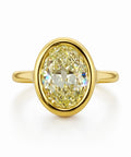 Antique Yellow Diamond Engagement Ring