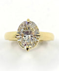 Compass Oval Engagement Ring