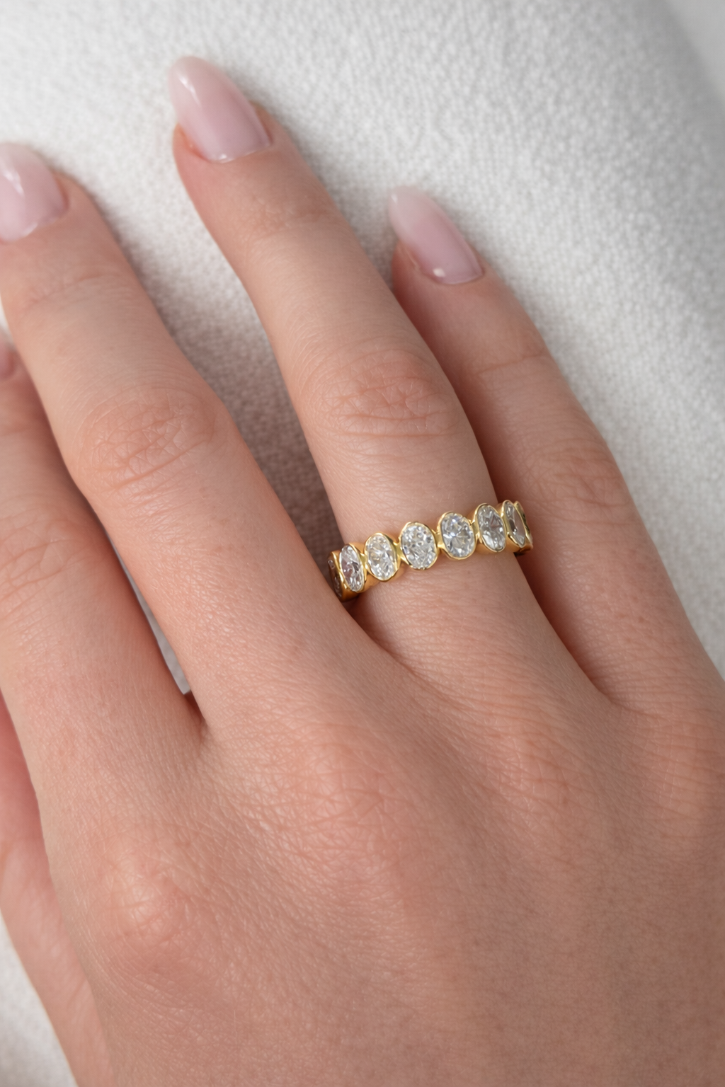 Oval Eternity Band