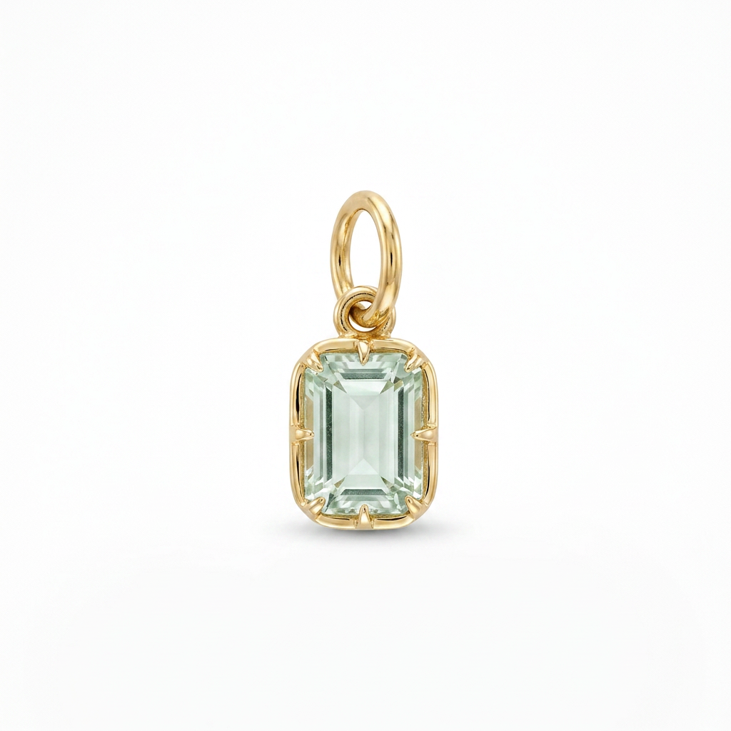 Tourmaline and Diamond Pendant Necklace