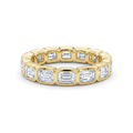 Emerald Cut Eternity Band